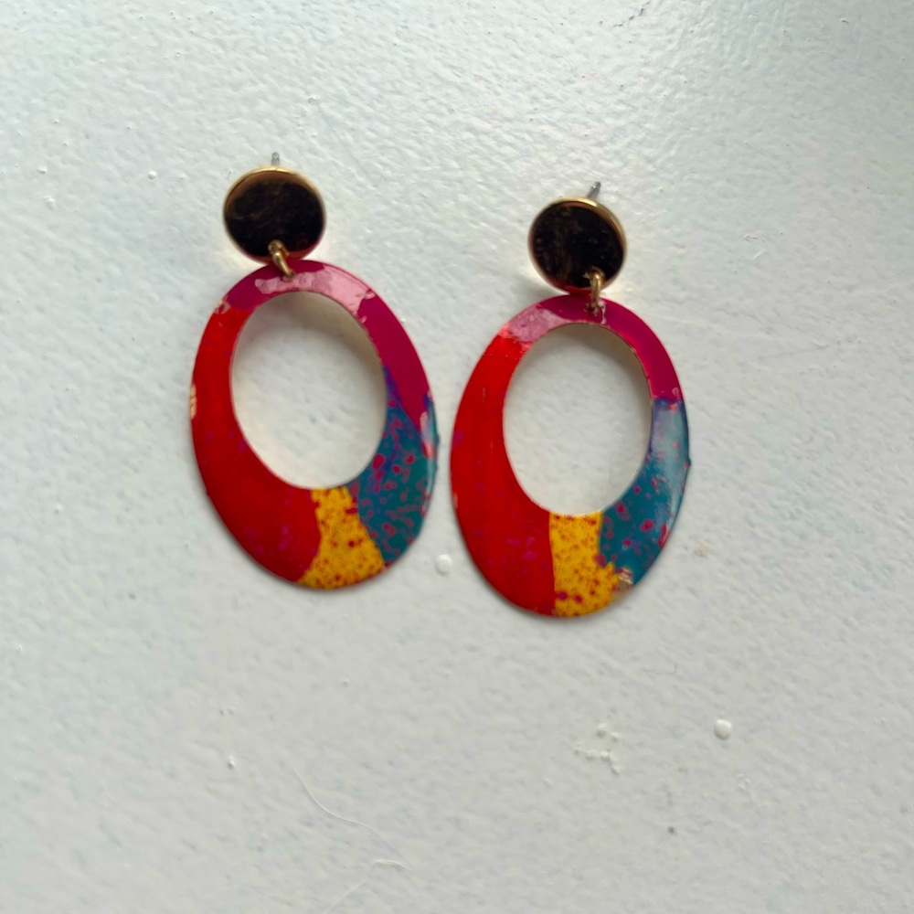 Francesca’s Painterly earrings